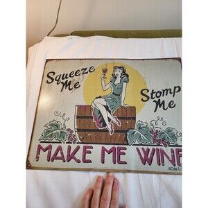 Cork U Moore Metal Sign With Some Bending And Discoloration 16 X 12.5